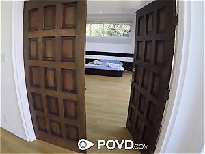 POVD Morning onanism turns into ginormous trouser snake pov screw